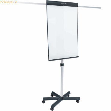 8713797111072 - Mobiles Flipchart Sketch Pro magnetische Tafel höhenverstellbar 2 Seitenarme Sternfuß inkl Starterset B 680 x H 1050 mm schwarz-weiß 8713797111072 - Mobiles Flipchart Sketch Pro magnetische Tafel höhenverstellbar 2 Seitenarme Sternfuß inkl Starterset B 680 x H 1050 mm schwarz-weiß
