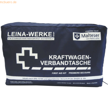 4011166110027 - KFZ-Verbandtasche Compact schwarz gefüllt DIN 13164