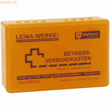 4011166200032 - Betriebsverbandskasten DIN 13157 255x166x80mm mit Wandhalt