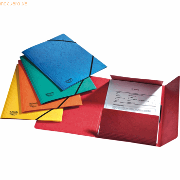 5411313155236 - Rainbow - 3-flap folder - for A4 - capacity 350 sheets - assorted colours (pack of 5) 5411313155236 - Rainbow - 3-flap folder - for A4 - capacity 350 sheets - assorted colours (pack of 5)