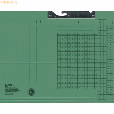 4002432304240 - 50 x Pendelmappe A4 grün