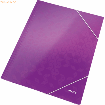 Leitz Eckspanner Wow A4 PP kaschierter Karton 300g/qm violett
