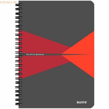 4002432112739 - Office Collegeblock A5 liniert spiralgebunden mit Karton Einband Rot 4002432112739 - Office Collegeblock A5 liniert spiralgebunden mit Karton Einband Rot