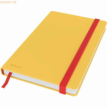 Leitz Notizbuch Cosy A5 fester Einband liniert gelb