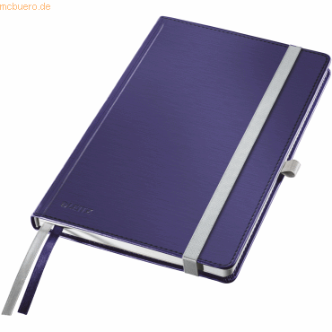 Leitz Notizbuch Style A5 80 Blatt 100g/qm kariert titan blau