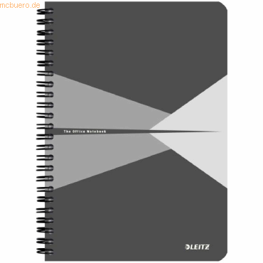 4002432112562 - Office Collegeblock A5 liniert spiralgebunden mit PP Einband Grau 4002432112562 - Office Collegeblock A5 liniert spiralgebunden mit PP Einband Grau