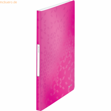 10 x Leitz Sichtbuch Wow A4 40 Hüllen pink metallic