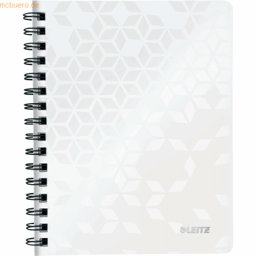 4002432121342 - Collegeblock 4639-00-01 WOW Muster liniert   liniert A5 80g weiß 80 Blatt 4002432121342 Leitz