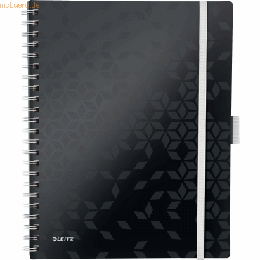 4002432121458 - Collegeblock WOW Be Mobile liniert A4 Einband schwarz 80 Bl