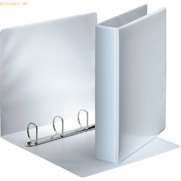 10 x Esselte Präsentationsringbuch A4 4 Ringe 40mm weiß