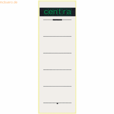 3034151024131 - Rückenschilder selbstklebend 61x192mm VE=10 Stück weiß