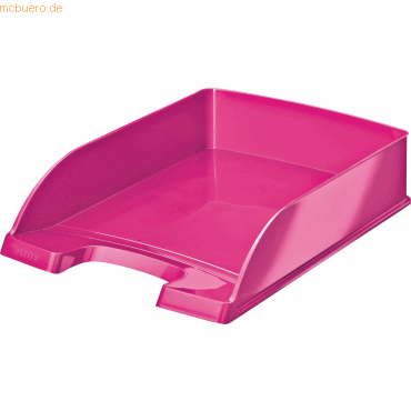 Leitz Briefablage Wow A4 Kunststoff pink metallic