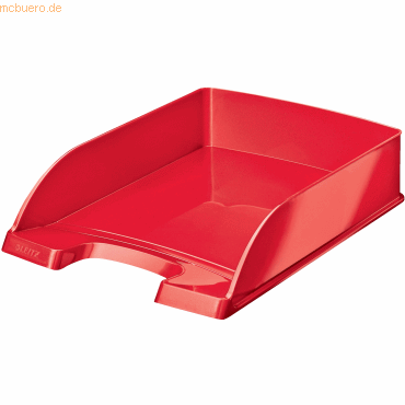 Leitz Briefablage Wow A4 Kunststoff rot