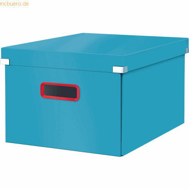 Leitz Aufbewahrungsbox Click & Store Cosy mittel Karton blau