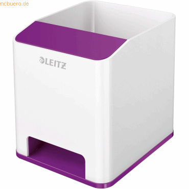 Leitz Stifteköcher Wow Duo Colour Sound weiß/violett