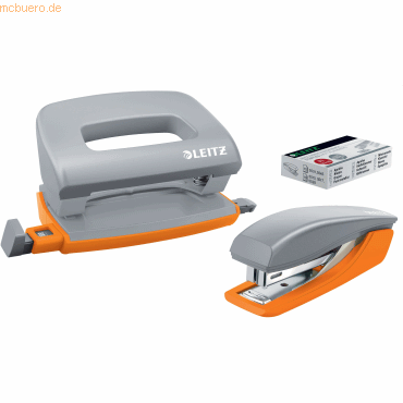 4002432124497 - Locher und Heftgeräte Set Urban Chic grau orange 4002432124497 Leitz