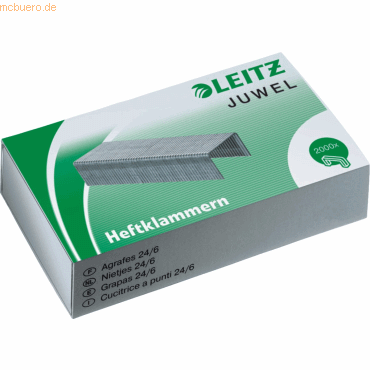 4002432396702 - Heftklammern Juwel 5642-00-00 Stahldraht verzinkt Juwel 6mm Heftleistung 30 Blatt max  4002432396702 2000 Stück