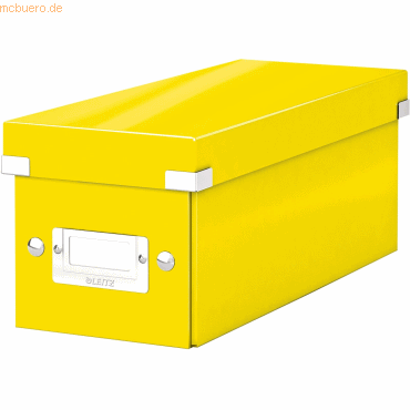 Leitz Ablagebox Click &amp; Store Wow CD Graukarton gelb