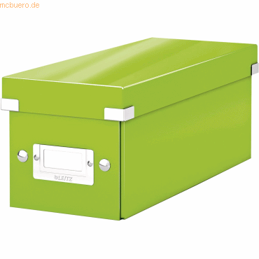 Leitz Ablagebox Click &amp; Store Wow CD Graukarton grün
