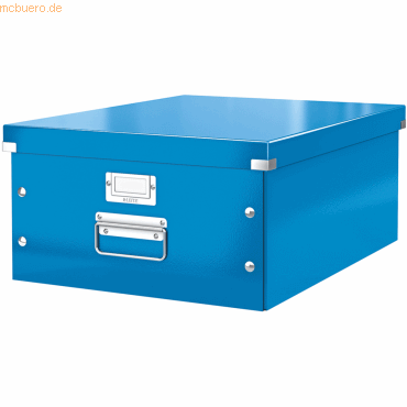 Leitz Ablagebox Click & Store A3 blau metallic