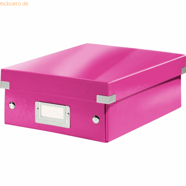 Leitz Organisationsbox Click & Store klein pink