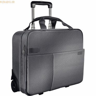 Leitz Handgepäck-Trolley Complete Smart Traveller 13,3 Zoll silber gra