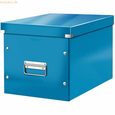 Leitz Archivbox Click &amp; Store Cube L Hartpappe blau