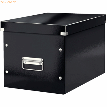 Leitz Archivbox Click &amp; Store Cube L Hartpappe schwarz