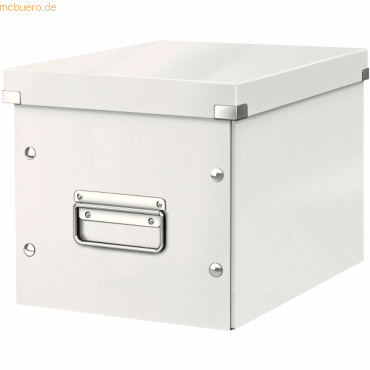 Leitz Archivbox Click &amp; Store Cube M Hartpappe weiß