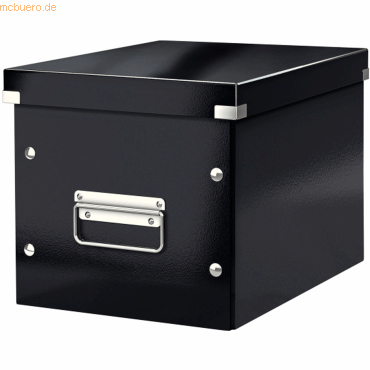 Leitz Archivbox Click & Store Cube M Hartpappe schwarz