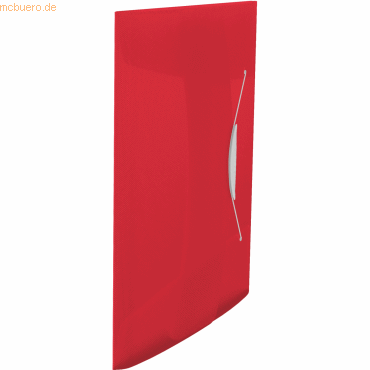 4049793028644 - Vivida - 3-flap folder - for A4 - capacity 150 sheets - translucent vivid red