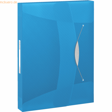 4049793028699 - Vivida - box file - for A4 - capacity 380 sheets - translucent vivid blue 4049793028699 - Vivida - box file - for A4 - capacity 380 sheets - translucent vivid blue