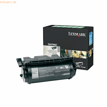 0734646118132 - Toner 12A7462 - Schwarz - Kapazität 21000 Seiten (12A7462)