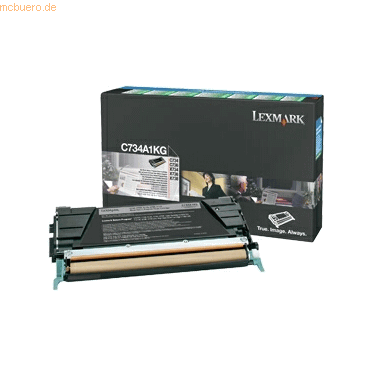 Lexmark Toner Original Lexmark C734A1KG schwarz