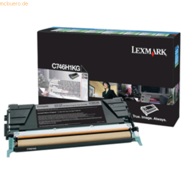 Lexmark Rückgabe-Tonerkartusche Lexmark C746H1KG C746 schwarz