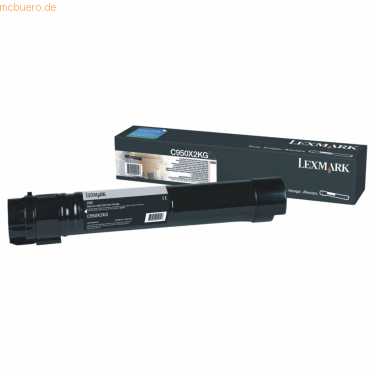 Lexmark Toner Lexmark C950X2KG schwarz