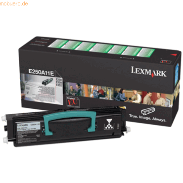 Lexmark Rückgabe-Tonerkartusche Lexmark E250A11E E250 schwarz