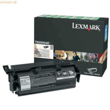 0734646090698 - Original Toner schwarz 25000 Seiten (T650H04E) für T650dtn dn n T652dn dtn n T654dn dtn n T656dne