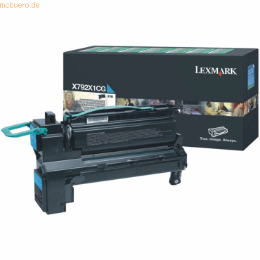 Lexmark Toner Lexmark X792X1CG cyan