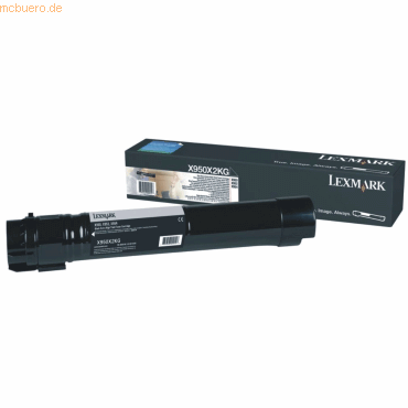 Lexmark Toner Lexmark X950X2KG schwarz