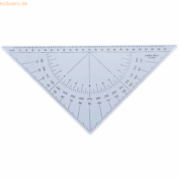 Linex Nautischer Winkelmesser 2800M 28cm transparent