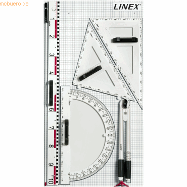 5705467066068 - Tafel-Zeichengeräte Set mit Lineal Zeigestock Zirkel Winkelme