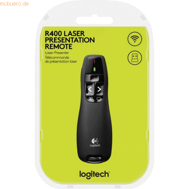 Logitech Presenter Wireless R400 mit Plug