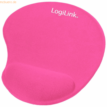 LogiLink Mauspad Gel 235x200mm pink