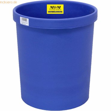 4011001115019 - Papierkorb 201S1100 Fassungsvermögen 18 Liter blau 4011001115019 M&M