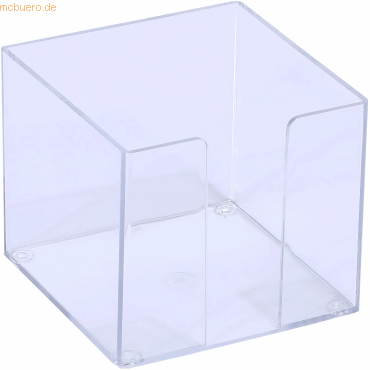 4009793810519 - 100 x Zettelbox 10x10cm glasklar leer