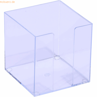 4009793810632 - 108 x Zettelbox 9x9cm glasklar leer