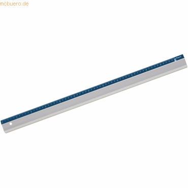 3154141760600 - Schneidelineal Linea eloxiertes Aluminium 60 cm silber blau Blis