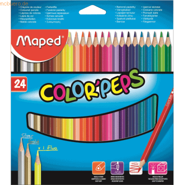 12 x Maped Buntstift Color'Peps Kartonverpackung VE=24 Stück