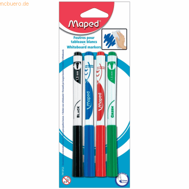 3154147413128 - Whiteboard-Marker MarkerPeps 4er Blisterkarte